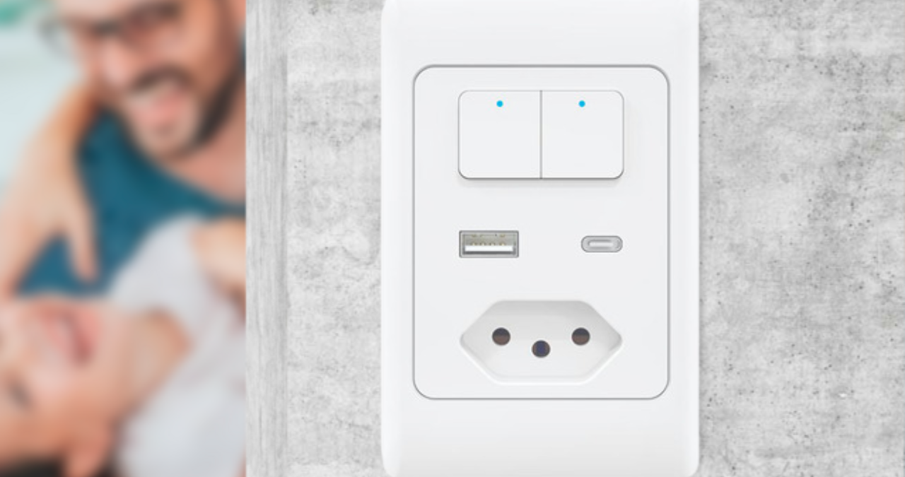 Interruptor AGL com 02 teclas